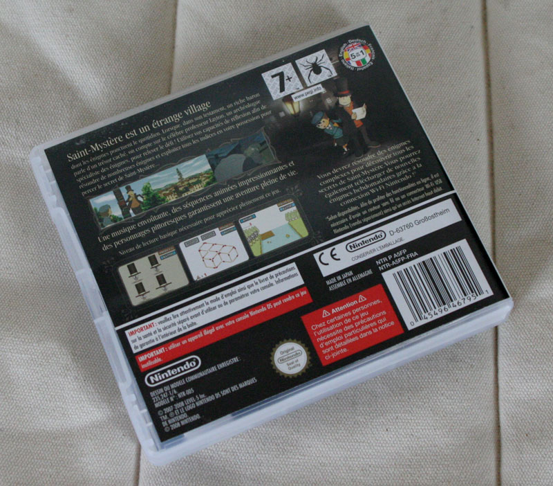 Le Professeur Layton et l'étrange village, une nouvelle référence du jeu d'aventure à énigmes.