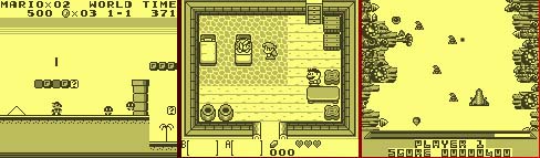 Avec ses niveaux de gris très limités, la Game Boy est tout à fait capable de faire proposer des graphismes très sympathiques.