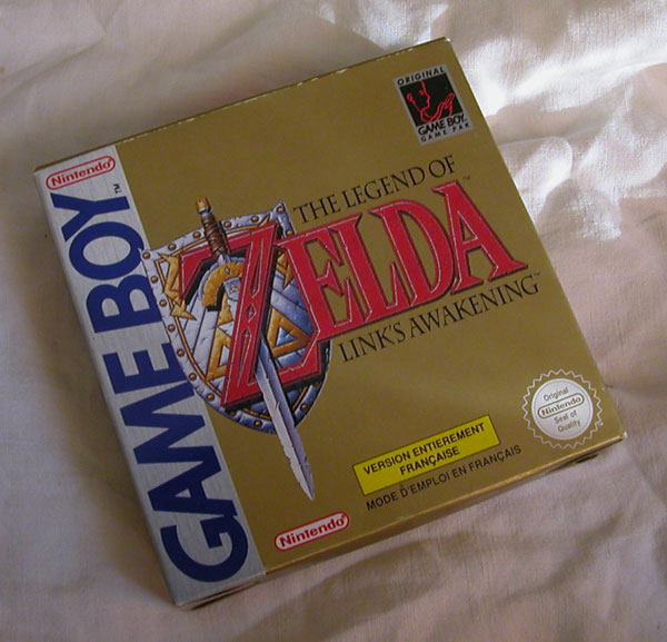 La boîte du légendaire Zelda, Link's Awakening. Un chef d'oeuvre !