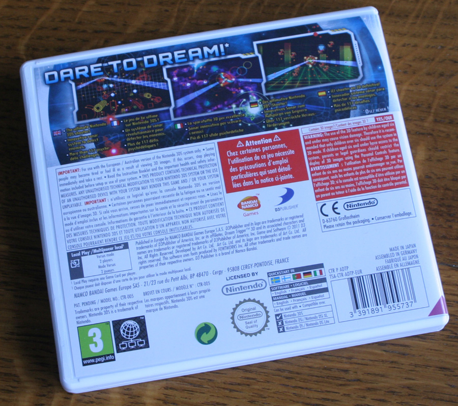 Dream Trigger 3D sur 3DS.