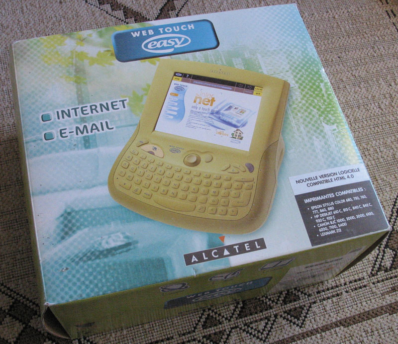 La boîte du Web Touch Easy.