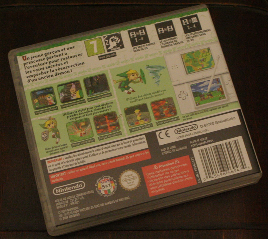 The Legend of Zelda - Spirit Tracks sur DS.