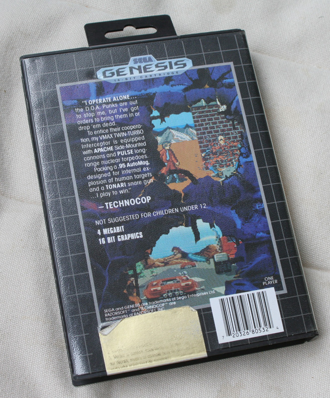 Technocop sur Megadrive.