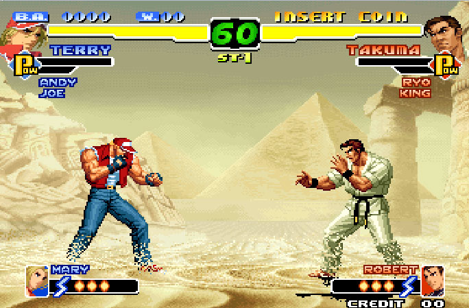King Of Fighters 2000 laisse une large place aux strikers.