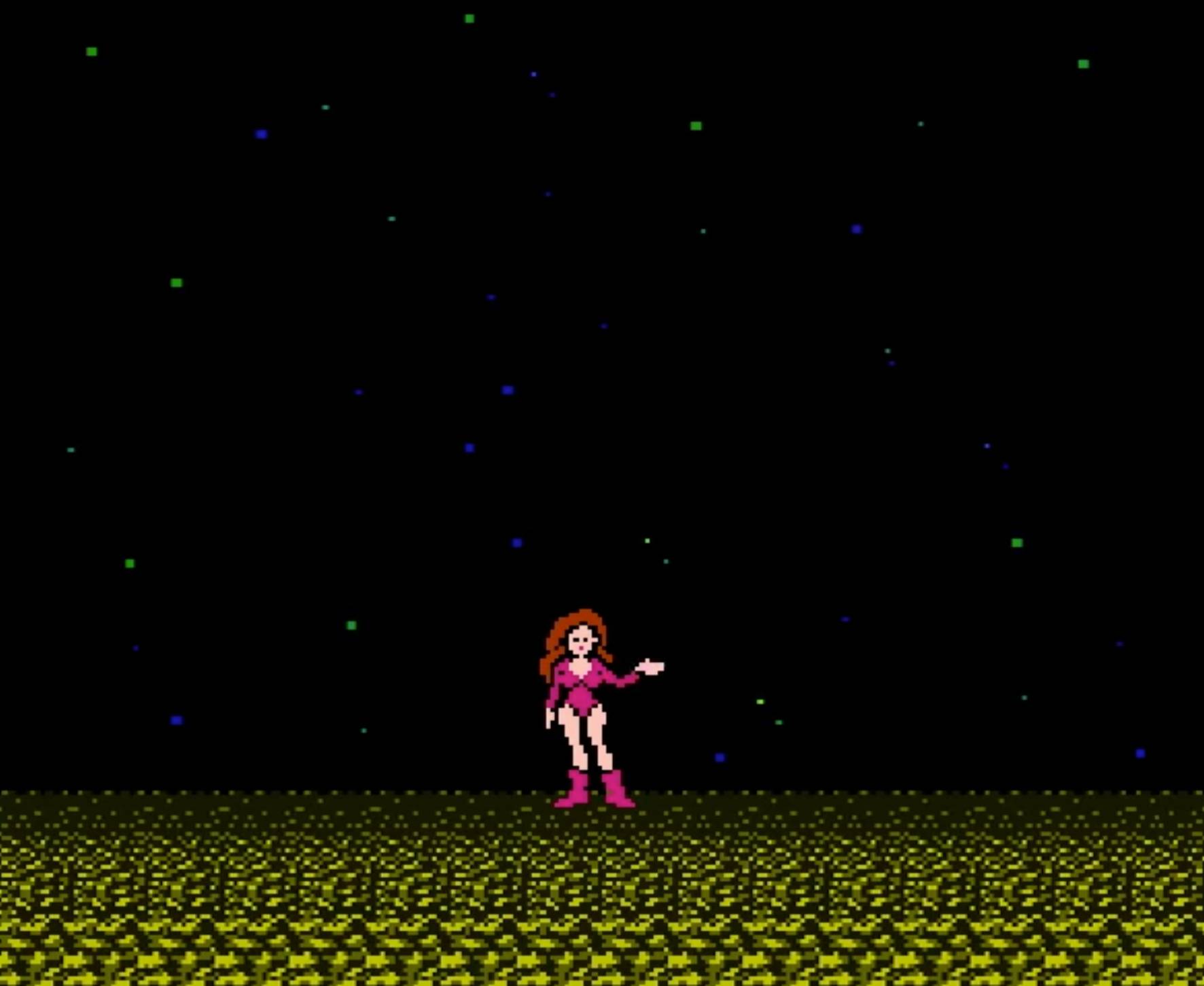 La fameuse séquence final, dévoilant que Samus est une femme.