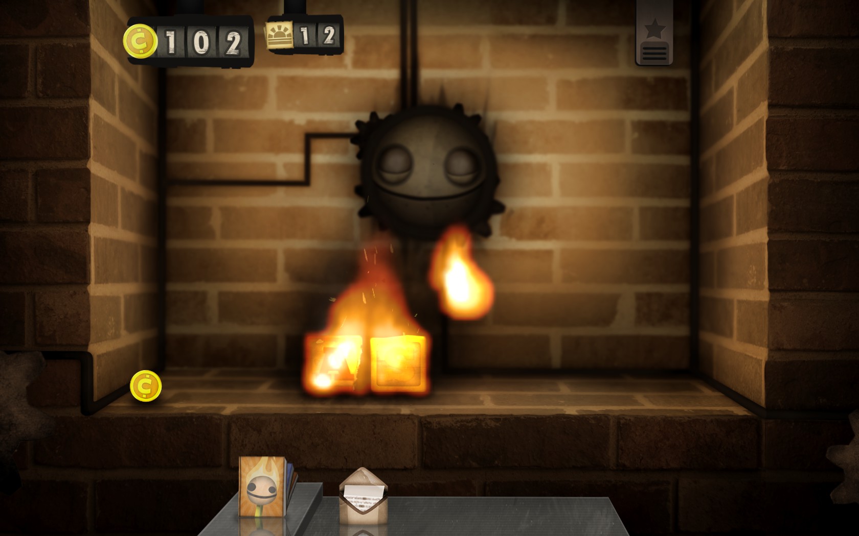 Little Inferno sur PC.