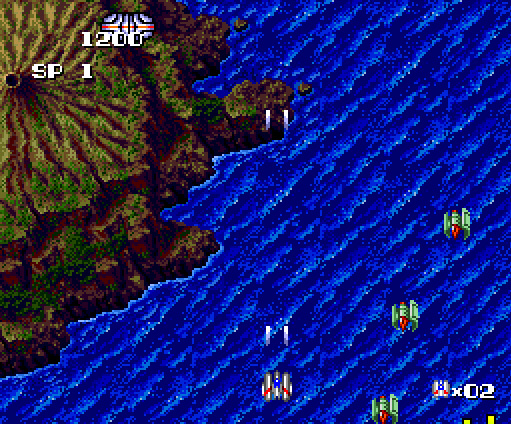 Terra Cresta 2 sur PC Engine.