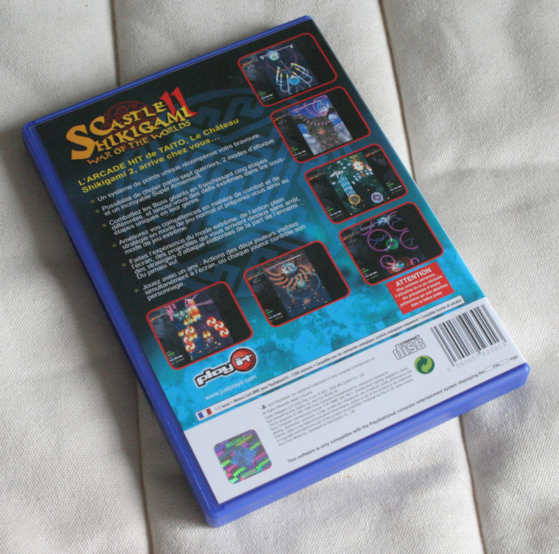 Shikigami No Shiro 2 sur Playstation 2 en version PAL.