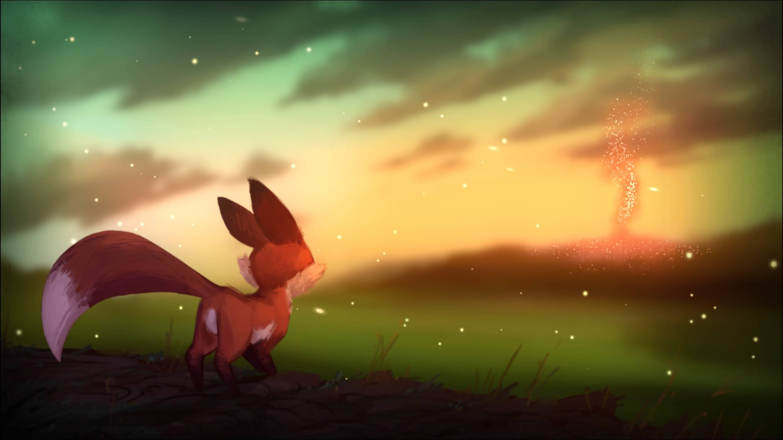 Dans Seasons After Fall, vous investissez le corps d'un charmant petit renard.