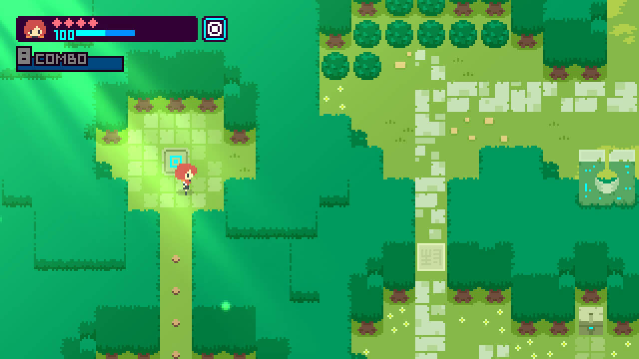 Tout fait penser à Zelda... mais Kamiko est exclusivement orienté action.