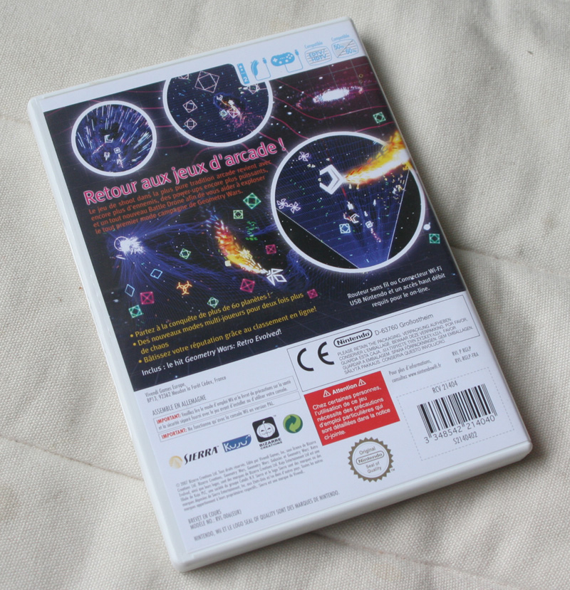 Geometry Wars Galaxies : du bon gros old school sur Wii.