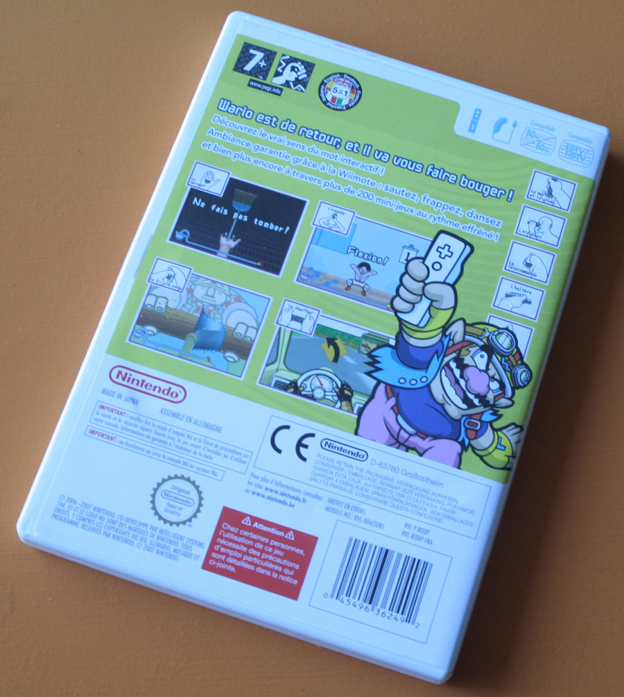 Wario Ware : Smooth Moves sur Wii.